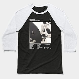 A.A. Williams - As The Moon Rests Tracklist Album Baseball T-Shirt